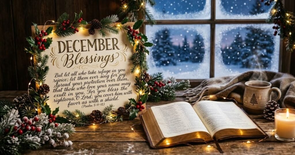 Bible Verse December Blessings