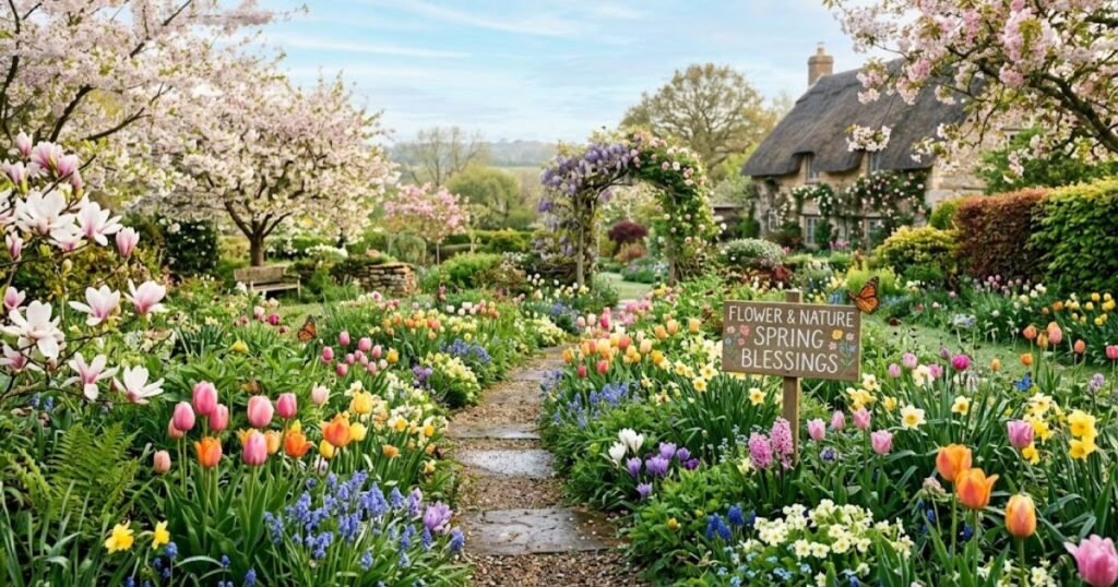 Flower and Nature Spring Blessings