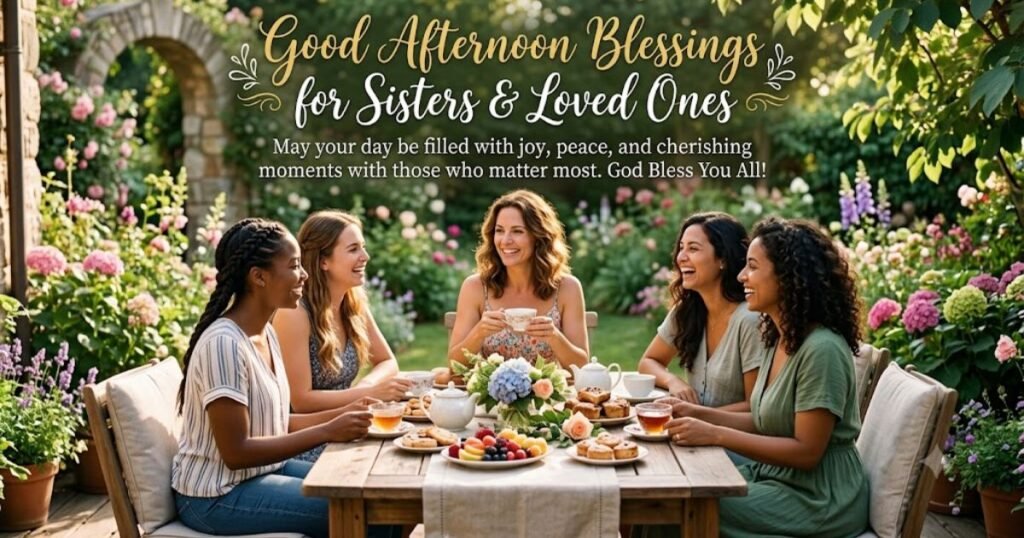 Good Afternoon Blessings for Sisters and Loved Ones