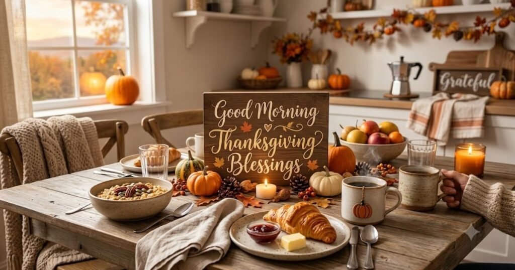 Good Morning Thanksgiving Blessings