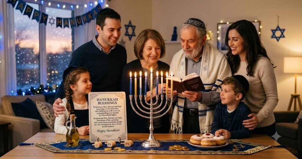 Hanukkah Blessings in English