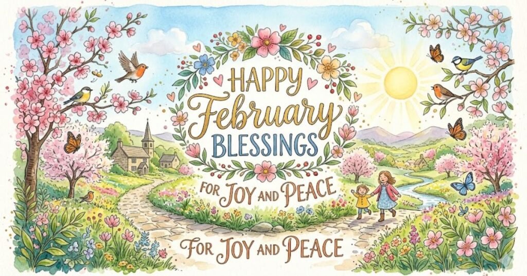 Happy February Blessings for Joy and Peace