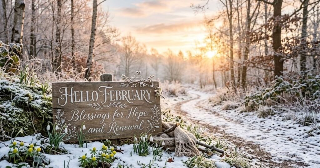 Hello February Blessings for Hope and Renewal