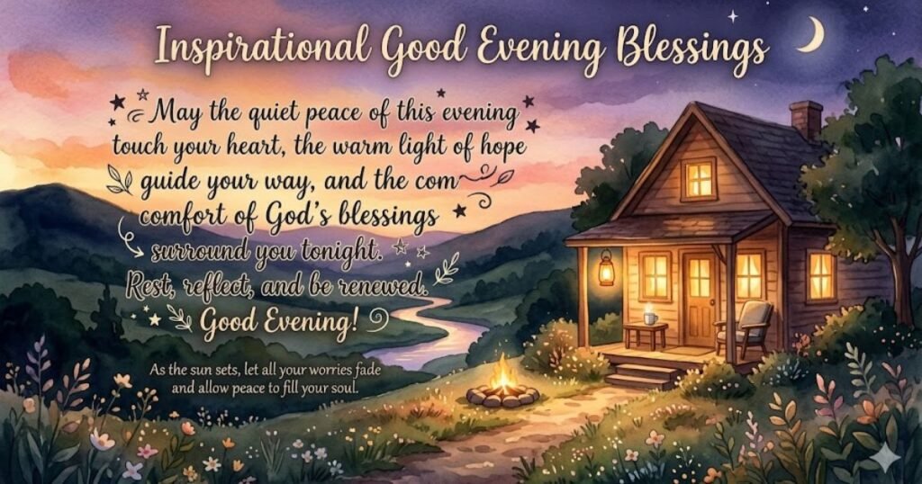 Inspirational Good Evening Blessings
