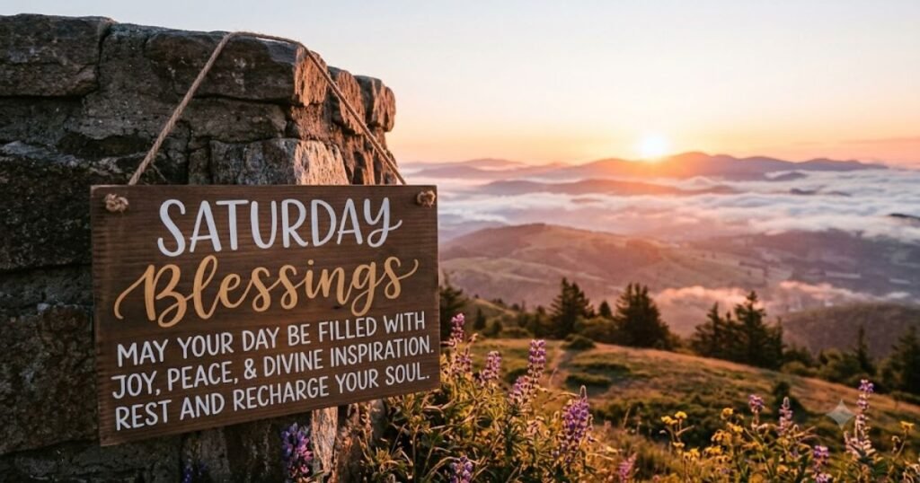 Inspirational Saturday Blessings
