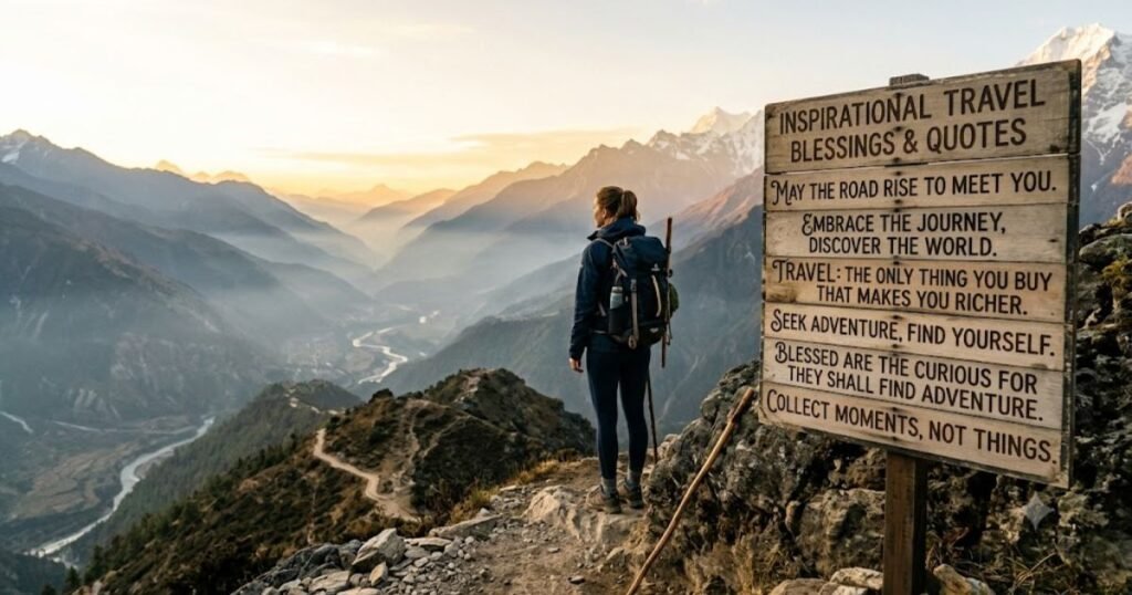 Inspirational Travel Blessings and Quotes