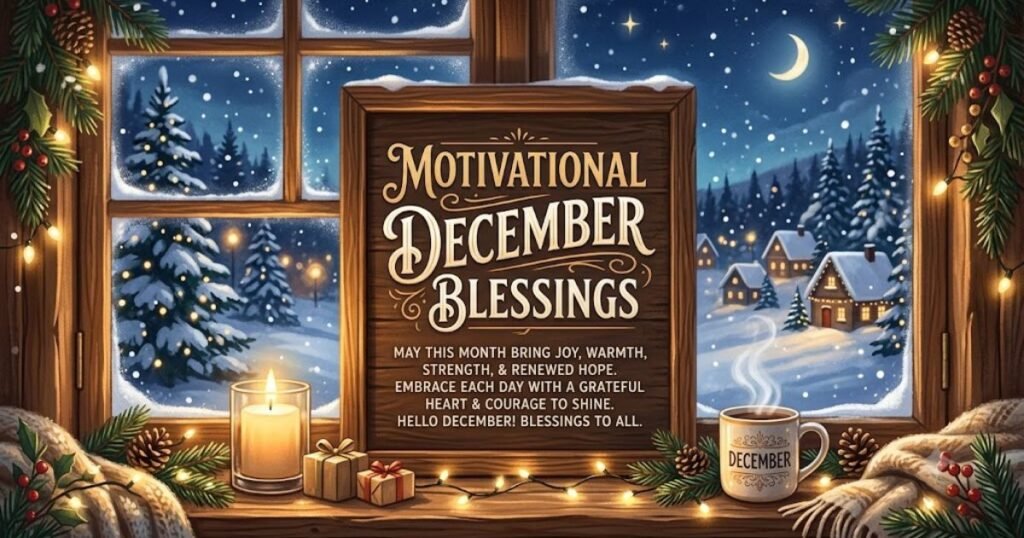 Motivational December Blessings