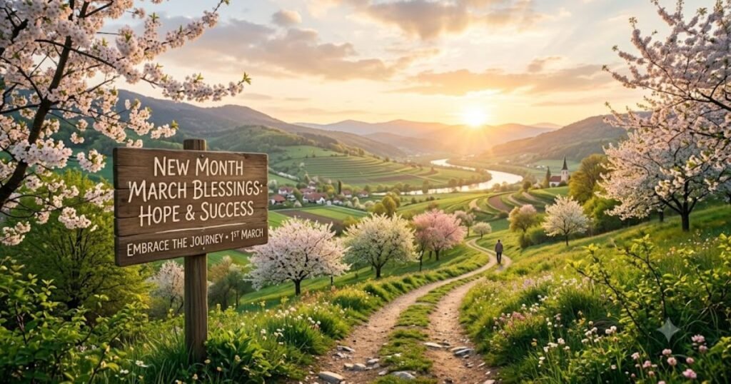 New Month March Blessings for Hope and Success