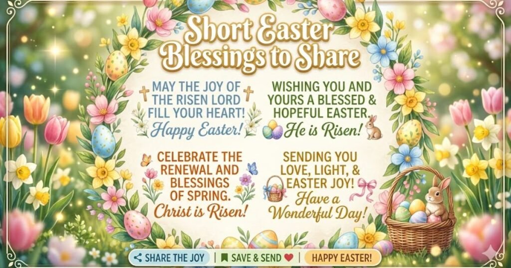 Short Easter Blessings to Share