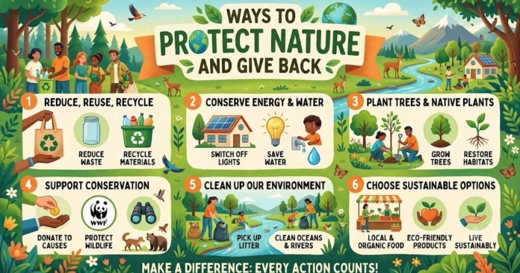 Ways to Protect Nature and Give Back