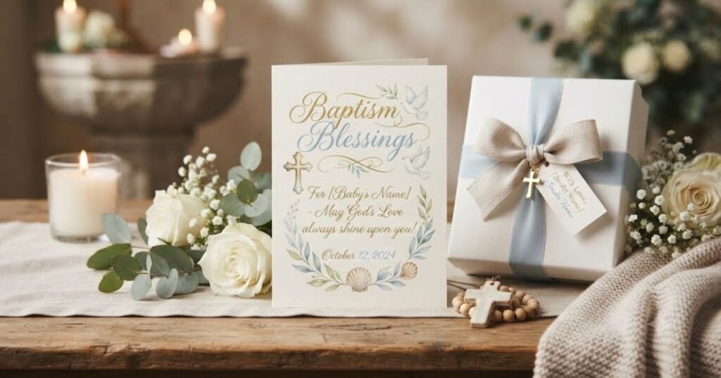Baptism Blessings for Cards and Gifts