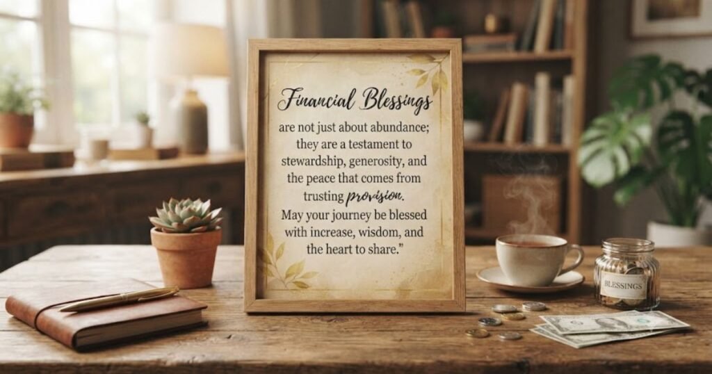 Financial Blessings Quotes