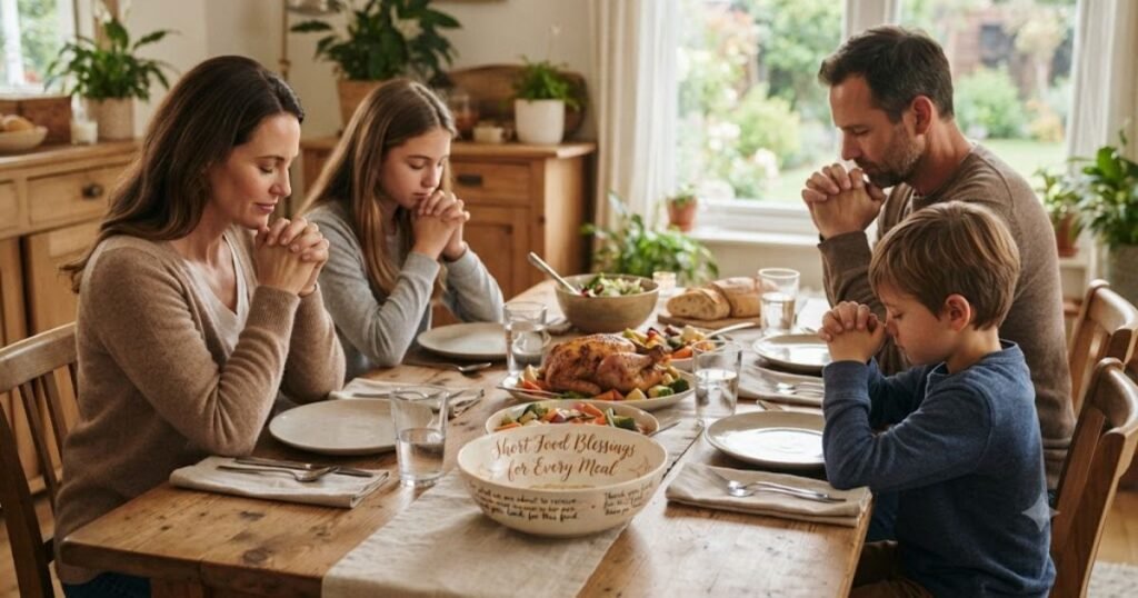 Short Food Blessings for Every Meal